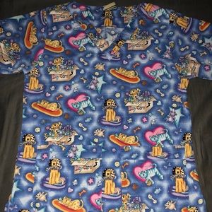 Cotton Quality Scrub Top Small